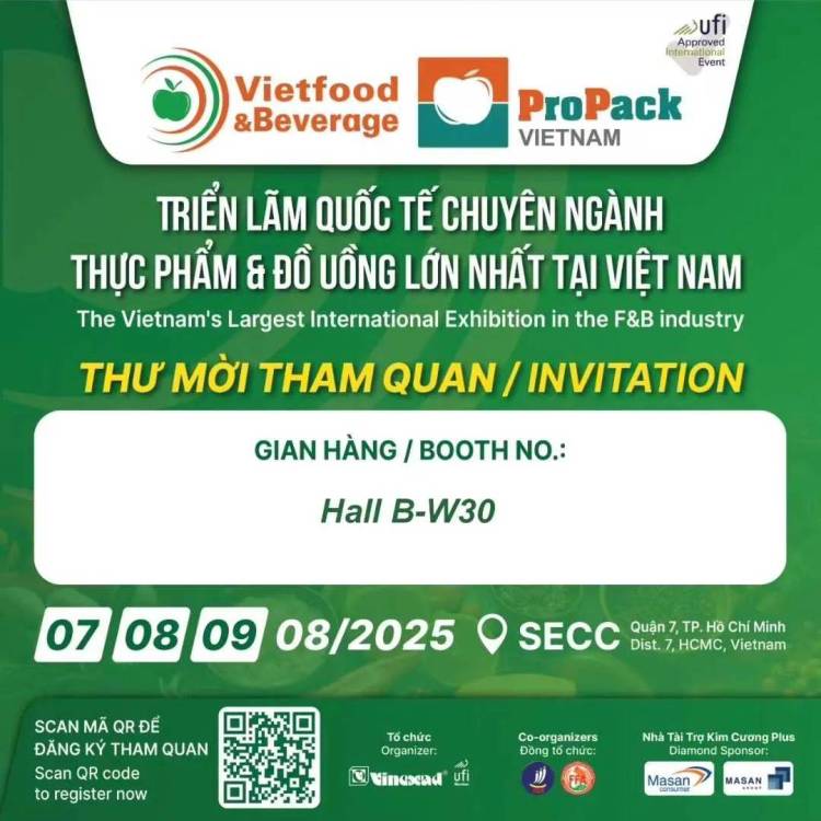 博美达亮相 2025 越南国际食品饮料及加工包装展览会