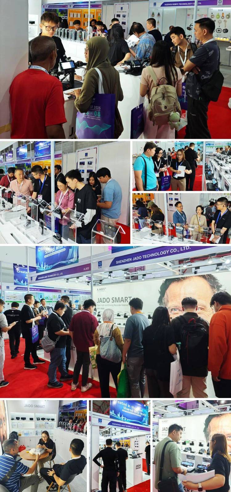 杨帆出海 JADO捷渡智能(中国)再出征-震撼亮相2025年印尼国际消费类电子展