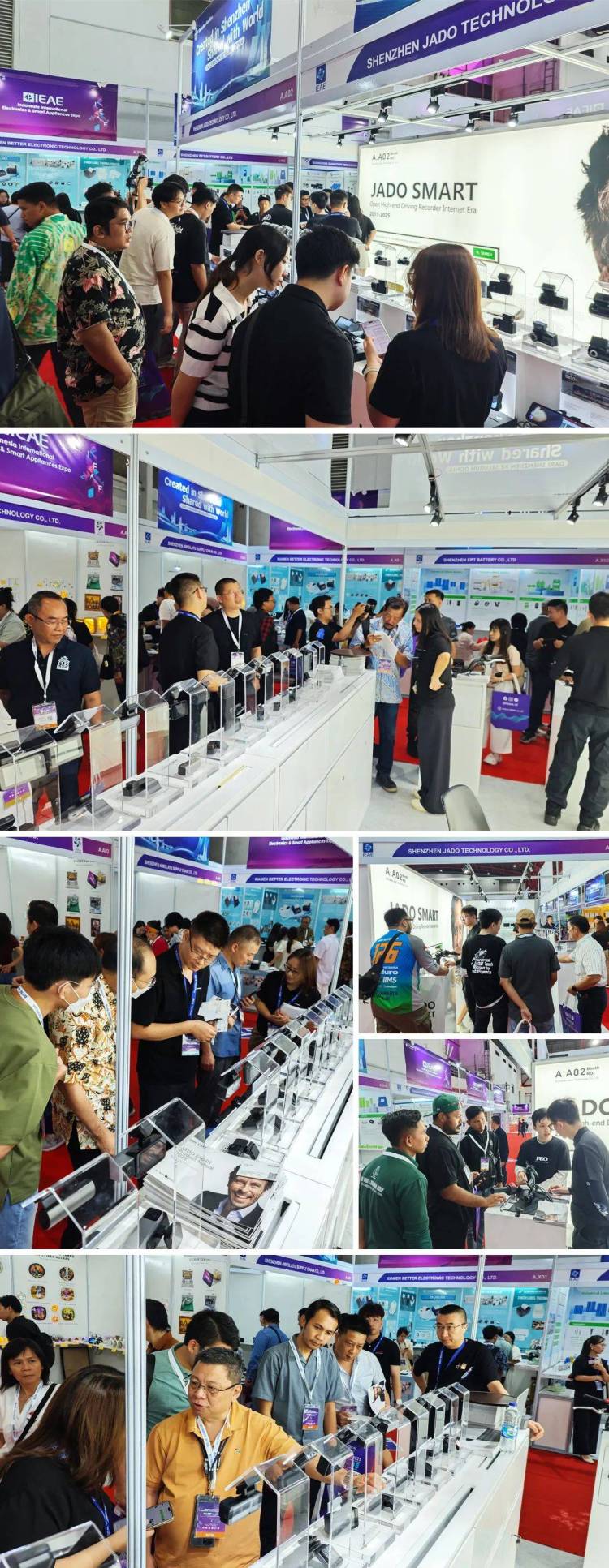 杨帆出海 JADO捷渡智能(中国)再出征-震撼亮相2025年印尼国际消费类电子展