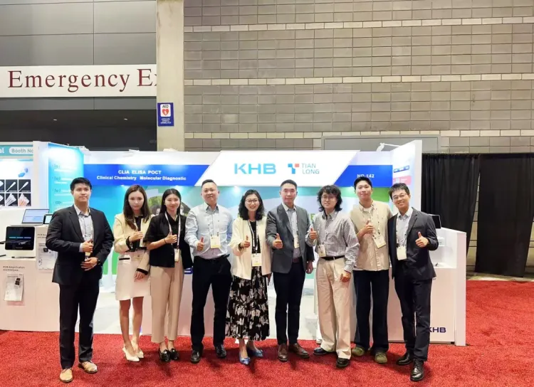 ADLM 2025高光时刻:天隆科技携手集团公司科华生物,以创新产品共拓国际市场