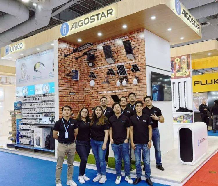 AIGOSTAR强势开拓拉美市场,闪耀2025墨西哥国际电力、照明展