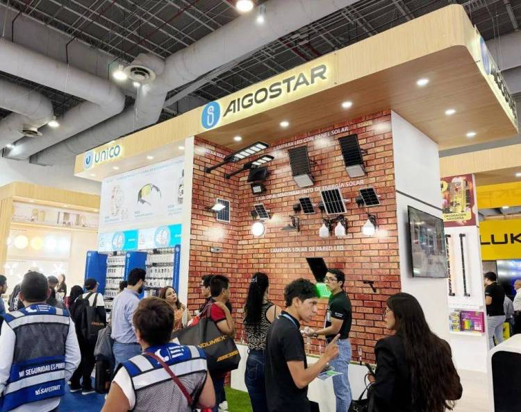 AIGOSTAR强势开拓拉美市场,闪耀2025墨西哥国际电力、照明展