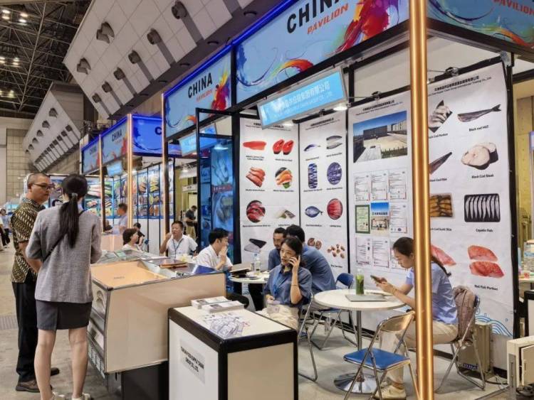中国水产国家展团亮相2025年第27届日本国际水产品与技术展览会