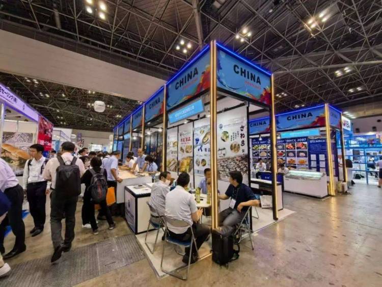中国水产国家展团亮相2025年第27届日本国际水产品与技术展览会