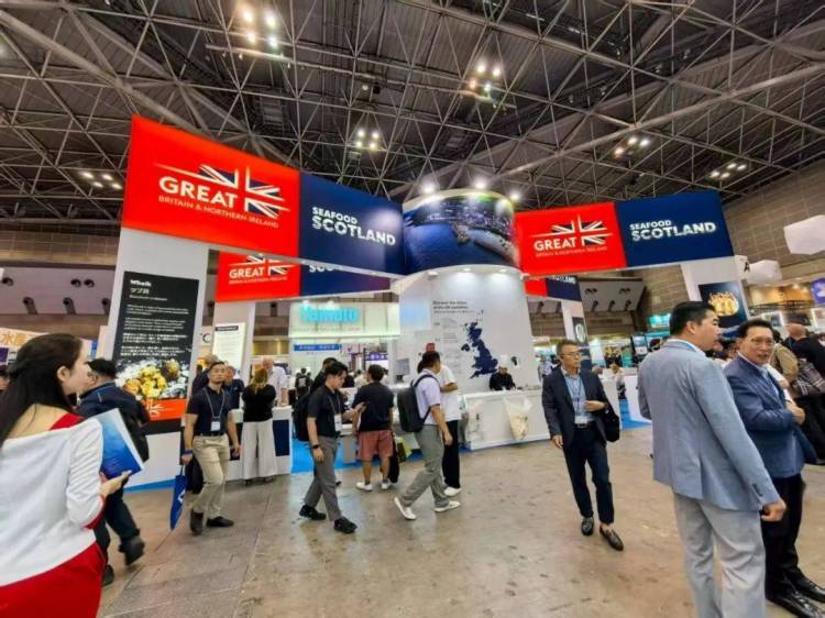 中国水产国家展团亮相2025年第27届日本国际水产品与技术展览会