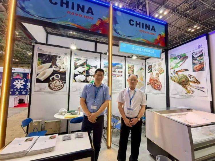 中国水产国家展团亮相2025年第27届日本国际水产品与技术展览会