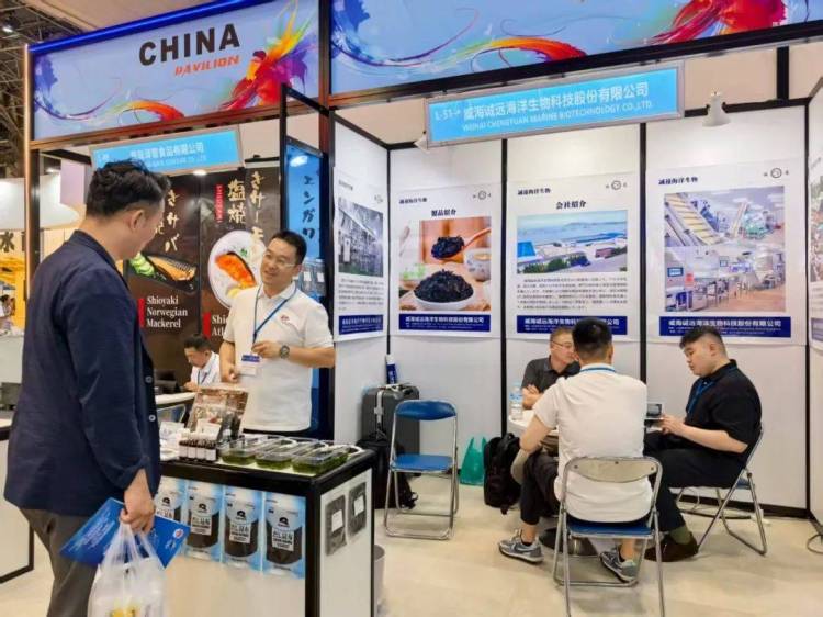 中国水产国家展团亮相2025年第27届日本国际水产品与技术展览会