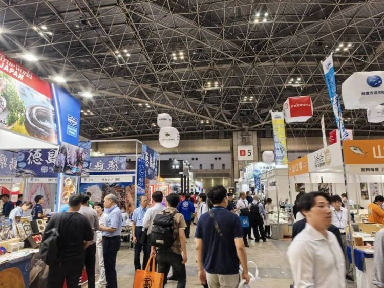中国水产国家展团亮相2025年第27届日本国际水产品与技术展览会