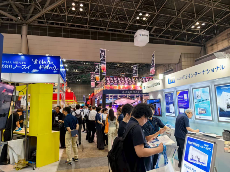 中国水产国家展团亮相2025年第27届日本国际水产品与技术展览会