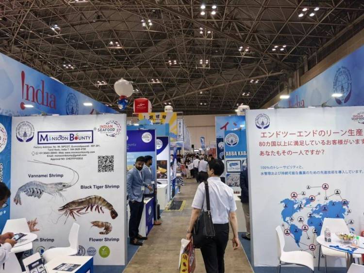 中国水产国家展团亮相2025年第27届日本国际水产品与技术展览会