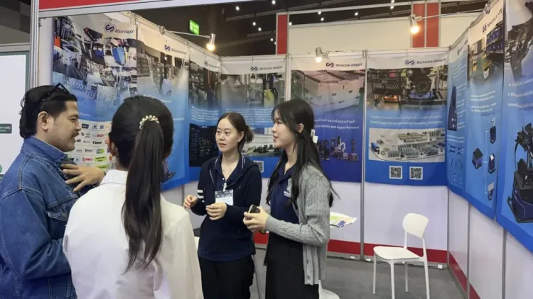 寻迹智行亮相2025泰国物流展,以智能机器人解决方案赋能亚太柔性供应链