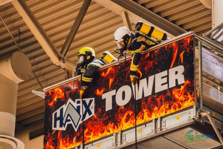 汉诺威会展中心首届室内消防竞技锦标赛