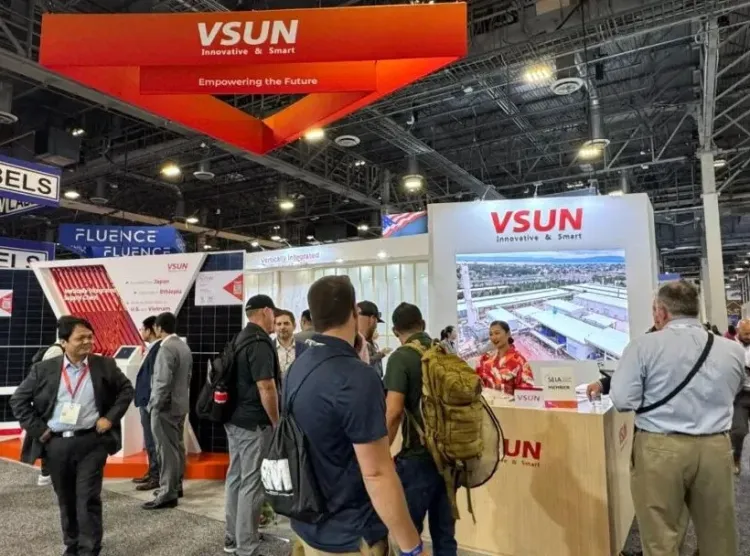 展会直击 | VSUN SOLAR首日精彩亮相北美太阳能展RE+2025