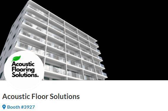 2025年加拿大多伦多国际建筑建材展览会:参展商Acoustic Floor Solutions