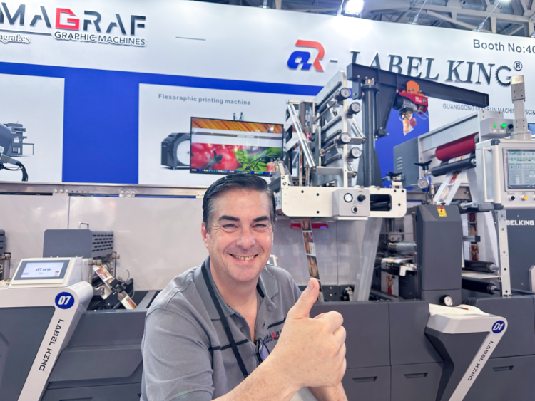 【展会直击】前润科技携S5-370柔印机闪耀2025年欧洲国际标签印刷展,惊艳巴塞罗那!