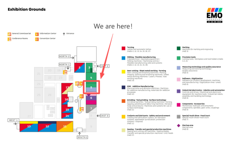 EMO Hannover 2025 Invitation丨华锐精密邀您共赴欧洲(汉诺威)国际机床展,洞见AI时代未来