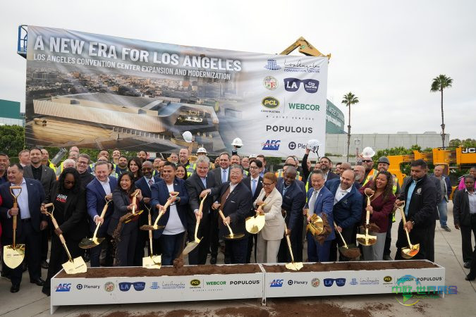 洛杉矶会展中心改扩建工程破土动工