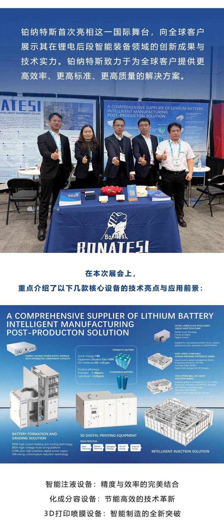 铂纳特斯BONATESI首秀2025年北美电池展, 以破局姿态站上世界舞台!