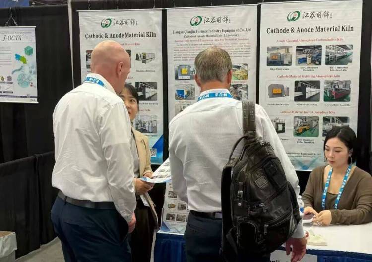 前锦炉业惊艳亮相2025年北美电池展,中国高端锂电窑炉设备引全球关注