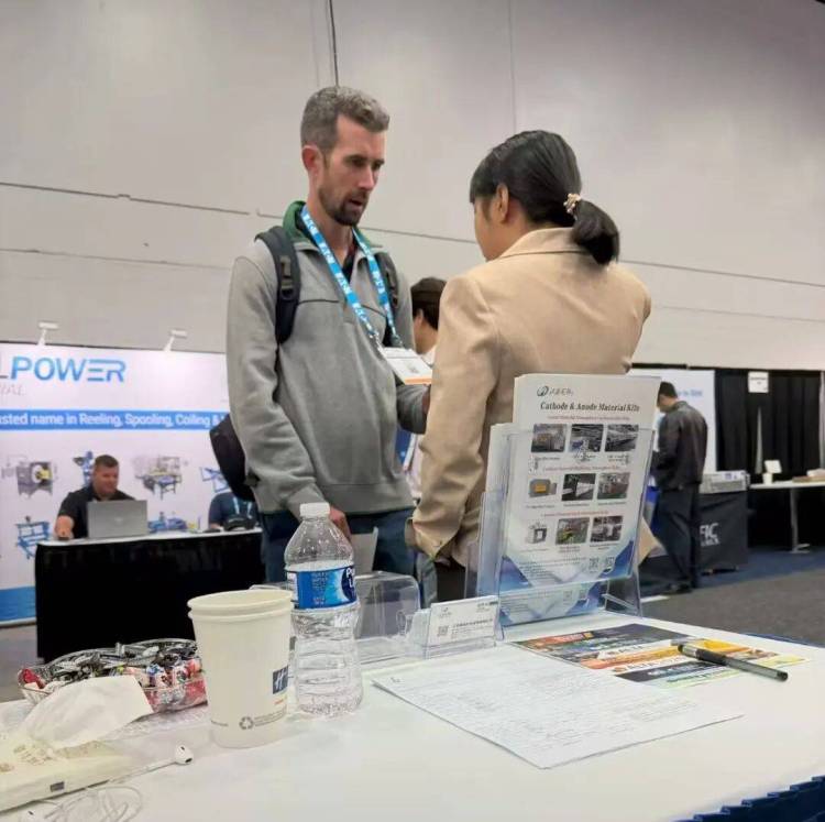 前锦炉业惊艳亮相2025年北美电池展,中国高端锂电窑炉设备引全球关注