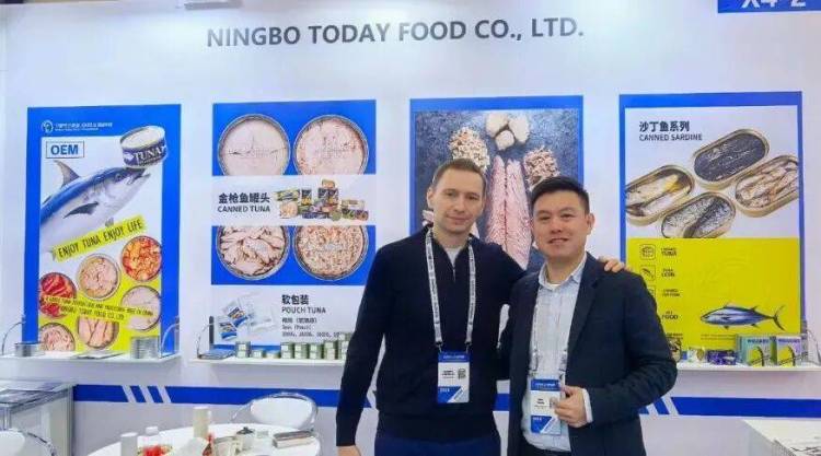 宁波今日食品亮相2025年圣彼得堡国际水产展