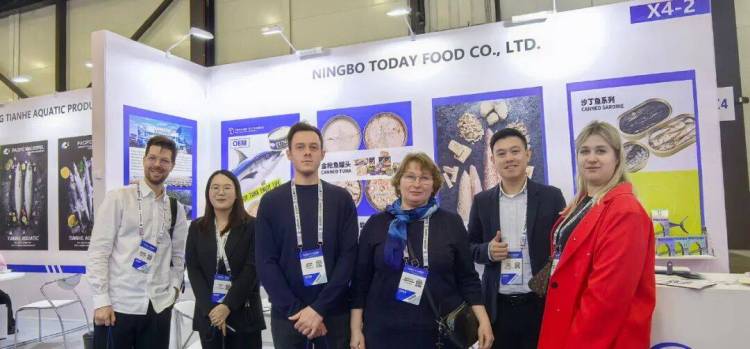 宁波今日食品亮相2025年圣彼得堡国际水产展