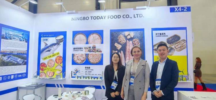 宁波今日食品亮相2025年圣彼得堡国际水产展