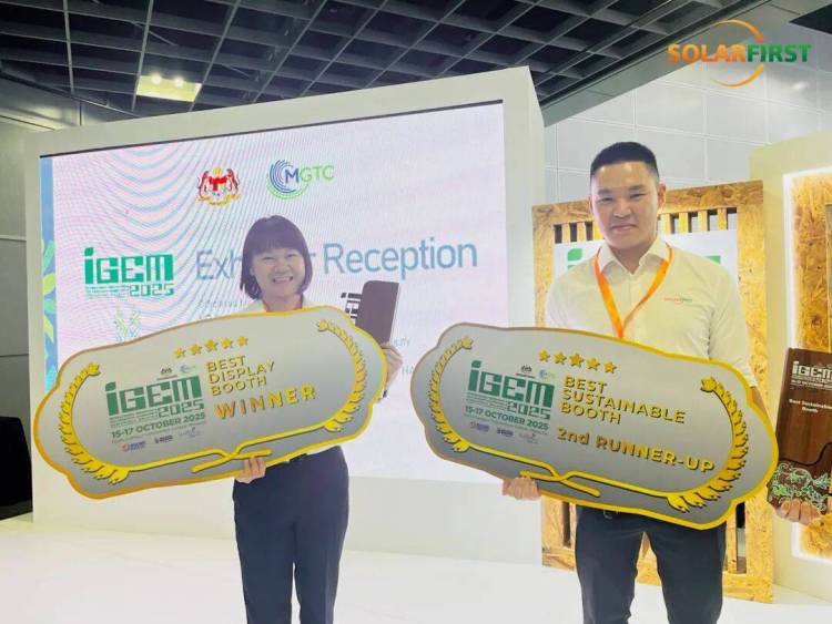 晶晟集团斩获2025年马来西亚绿色环保能源展双项展会大奖,以实力铸就辉煌