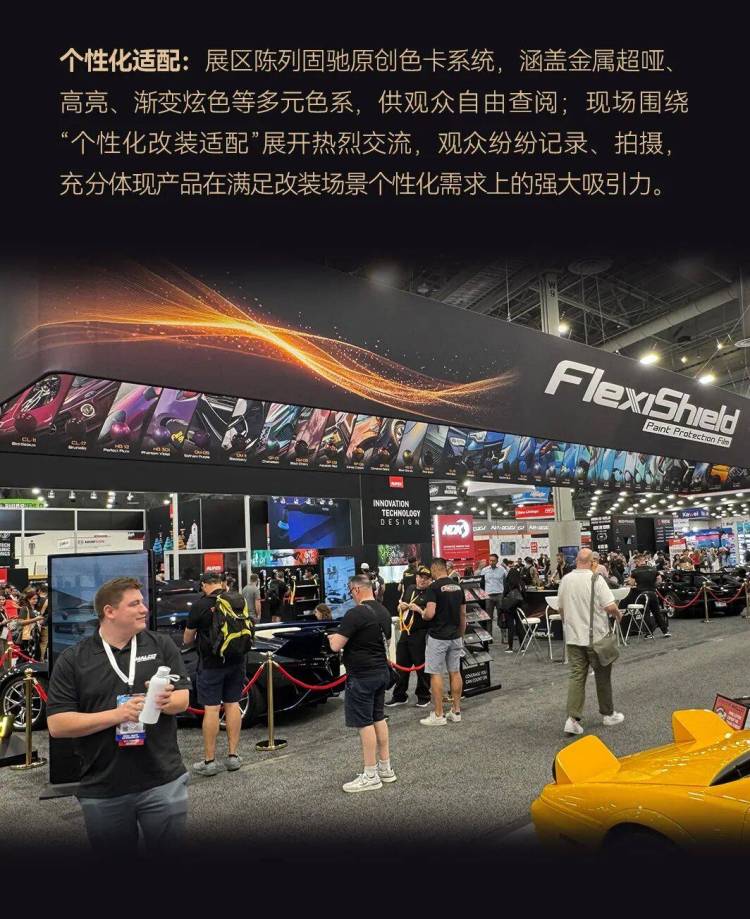 FlexiShield固驰携“超跑矩阵”,闪耀2025 SEMA SHOW美国汽车改装与零配件展