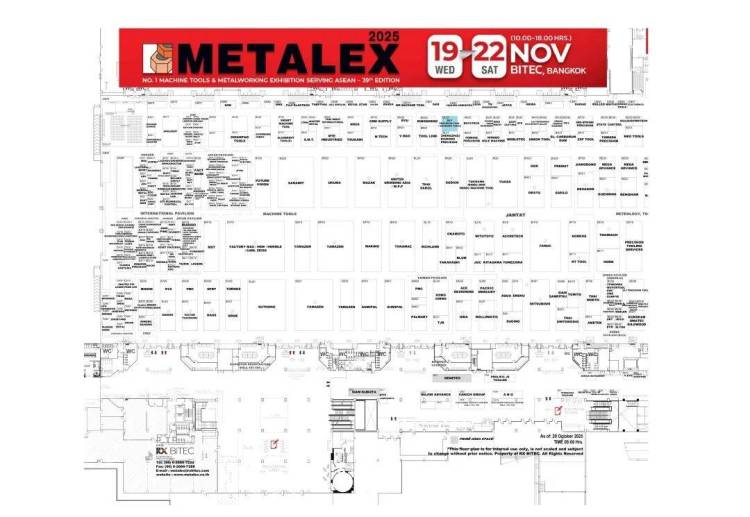 METALEX 2025第三十九届泰国曼谷机床及金属加工展览会 | 国宏邀您莅临