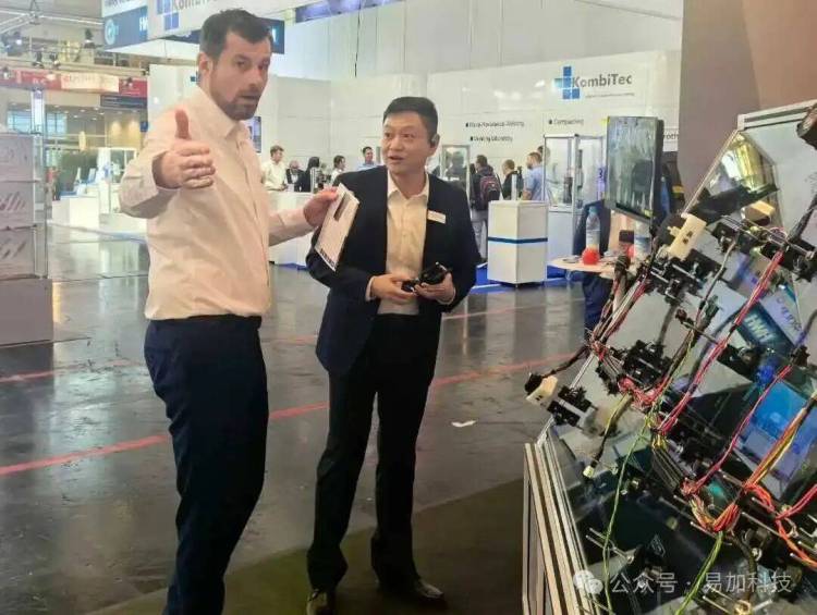 易加科技携“易视电子组装板”亮相2025年德国慕尼黑电子生成设备展