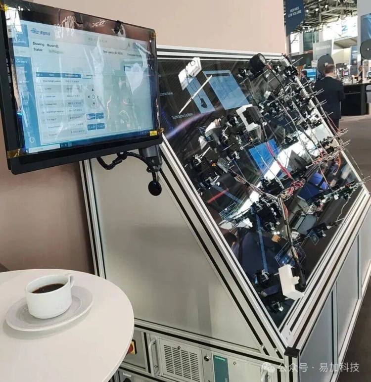 易加科技携“易视电子组装板”亮相2025年德国慕尼黑电子生成设备展