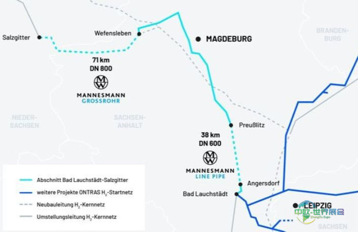 曼内斯曼管道助力氢能核心管网与绿色钢铁生产