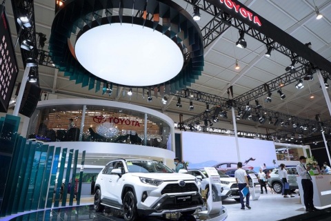 昆明国际车展展会现场图片