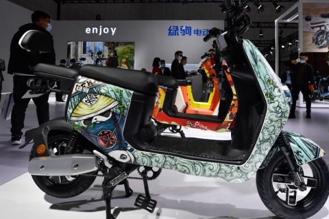 台州电动车摩托车及零配件展展会现场图片