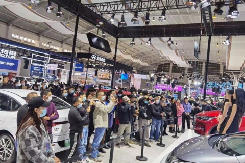 昆明国际车展展会现场图片