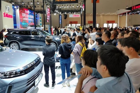 昆明国际车展展会现场图片