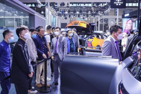 上海国际新能源汽车技术与生态链博览会展会现场图片