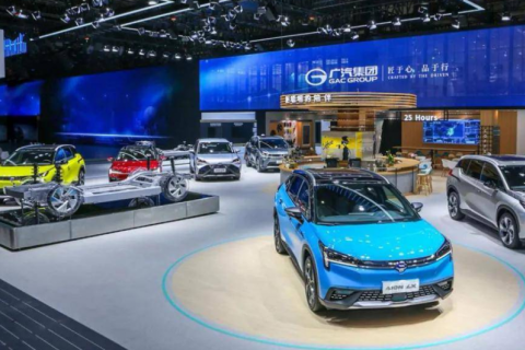 广州大湾区国际新能源汽车技术与供应链博览会展会现场图片