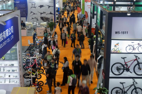 广州国际自行车展展会现场图片