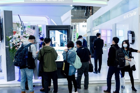 台湾台北摩托车展览会展会现场图片