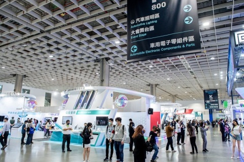 台湾台北摩托车展览会展会现场图片