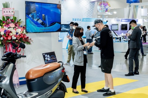 台湾台北摩托车展览会展会现场图片