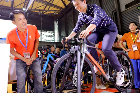 广州国际自行车展展会现场图片