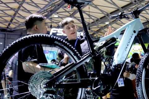 广州国际自行车展展会现场图片