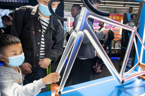 广州国际自行车展展会现场图片