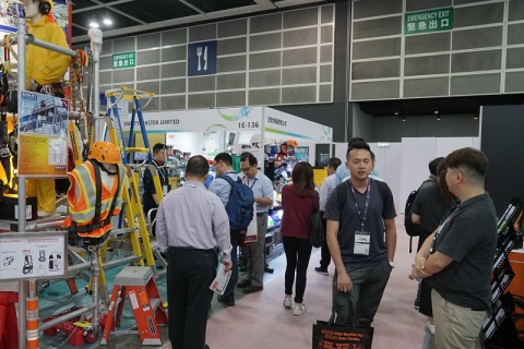 香港建筑建材、安防、消防展览会展会现场图片