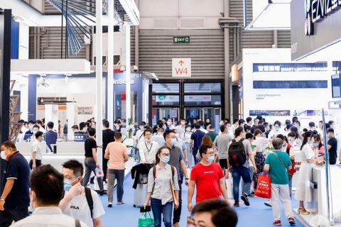 上海国际智能建筑展览会展会现场图片