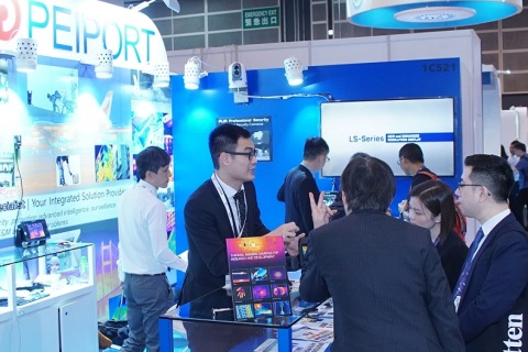 香港建筑建材、安防、消防展览会展会现场图片