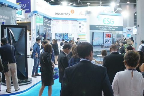 香港建筑建材、安防、消防展览会展会现场图片